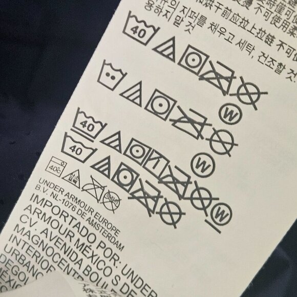 California Golden Bears Under Armour Cal Navy Squad Woven 1/2 Zip HeatGear Sz S - Picture 15 of 16